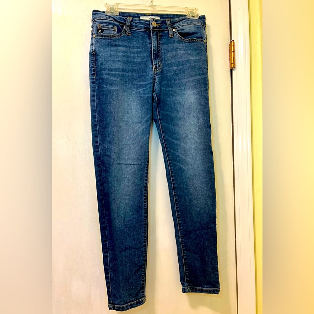 Kancan Skinny Cropped Ankle Denim Mid Rise Blue Jeans Size 5/26